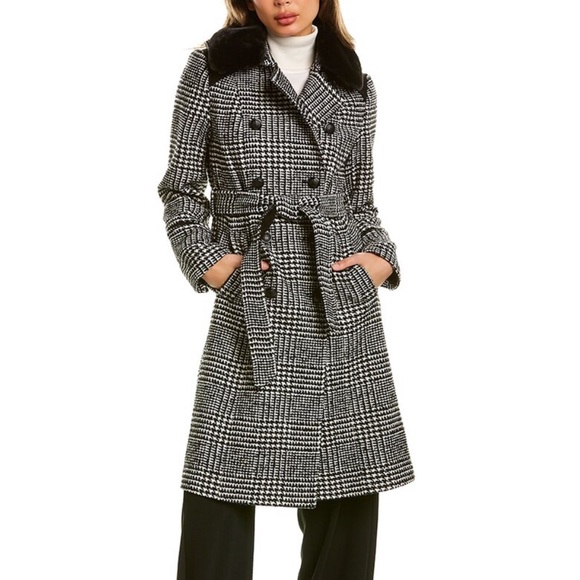 Vince Camuto Jackets & Blazers - Vince Camuto Belted Medium Wool-Blend Coat